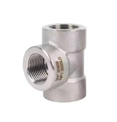Tee Setara Baja Tahan Karat ASME B16.11 DN25